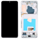 OEM LCD Screen for Samsung Galaxy S21+ (5G) SM-G996 Digitizer Full Assembly With Frame (Silver)