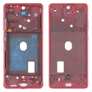 Middle Frame Bezel Plate With Accessories for Samsung Galaxy S20 FE(Red)