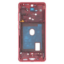 Middle Frame Bezel Plate With Accessories for Samsung Galaxy S20 FE(Red)