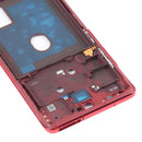 Middle Frame Bezel Plate With Accessories for Samsung Galaxy S20 FE(Red)