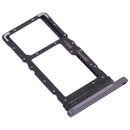 SIM Card Tray + Micro SD Card Tray for Samsung Galaxy Tab A7 10.4 (2020) SM-T505 (Black)