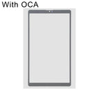 Front Screen Outer Glass Lens with OCA Optically Clear Adhesive for Samsung Galaxy Tab A7 Lite SM-T225(LTE) (Black)