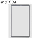 Front Screen Outer Glass Lens with OCA Optically Clear Adhesive for Samsung Galaxy Tab A7 Lite SM-T220 (Wifi) (Black)