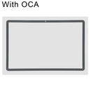 Front Screen Outer Glass Lens with OCA Optically Clear Adhesive for Samsung Galaxy Tab S7+ SM-T970 (Black)