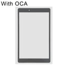 Front Screen Outer Glass Lens with OCA Optically Clear Adhesive for Samsung Galaxy Tab A 8.0 (2019) SM-T295 (LTE Version)(Black)