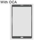 Front Screen Outer Glass Lens with OCA Optically Clear Adhesive for Samsung Galaxy Tab S 8.4 LTE / T705(Black)