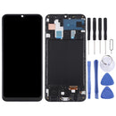 Original LCD Screen and Digitizer Full Assembly with Frame for Samsung Galaxy A30 SM-A305(Black)