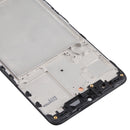 Original LCD Screen and Digitizer Full Assembly with Frame for Samsung Galaxy A41 SM-A415 (Black)