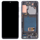 Original Super AMOLED LCD Screen For Samsung Galaxy S21 4G/S21 5G SM-G990 SM-G991 Digitizer Full Assembly with Frame (Black)