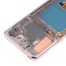 Original Super AMOLED LCD Screen For Samsung Galaxy S21 4G/S21 5G SM-G990 SM-G991 Digitizer Full Assembly with Frame (Gold)