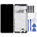 incell Material LCD Screen and Digitizer Full Assembly with Frame for Samsung Galaxy A22 4G (Black)
