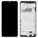 incell Material LCD Screen and Digitizer Full Assembly with Frame for Samsung Galaxy A22 4G (Black)