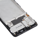 incell Material LCD Screen and Digitizer Full Assembly with Frame for Samsung Galaxy A22 4G (Black)