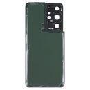 Battery Back Cover with Camera Lens Cover for Samsung Galaxy S21 Ultra 5G(Purple)