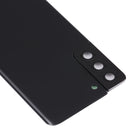 Battery Back Cover with Camera Lens Cover for Samsung Galaxy S21+ 5G(Black)