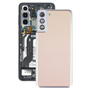 Battery Back Cover with Camera Lens Cover for Samsung Galaxy S21+ 5G(Gold)