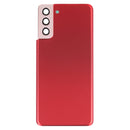 Battery Back Cover with Camera Lens Cover for Samsung Galaxy S21+ 5G(Red)