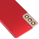 Battery Back Cover with Camera Lens Cover for Samsung Galaxy S21+ 5G(Red)