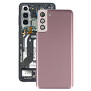 Battery Back Cover with Camera Lens Cover for Samsung Galaxy S21+ 5G(Brown)