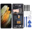 Original LCD Screen and Digitizer Full Assembly with Frame For Samsung Galaxy S21 Ultra 5G SM-G998B (Black)