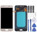 OLED Material LCD Screen and Digitizer Full Assembly for Samsung Galaxy J2 Pro (2018) SM-J250 (Gold)
