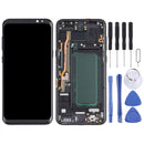 OLED Material LCD Screen and Digitizer Full Assembly with Frame for Samsung Galaxy S8+ SM-G955(Black)