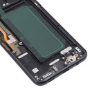 OLED Material LCD Screen and Digitizer Full Assembly with Frame for Samsung Galaxy S8+ SM-G955(Black)