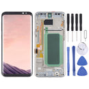 OLED Material LCD Screen and Digitizer Full Assembly with Frame for Samsung Galaxy S8+ SM-G955(Gold)
