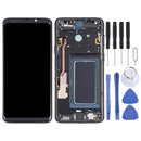 OLED Material LCD Screen and Digitizer Full Assembly with Frame for Samsung Galaxy S9+ SM-G965 (Black)