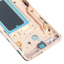 OLED Material LCD Screen and Digitizer Full Assembly with Frame for Samsung Galaxy S9+ SM-G965 (Gold)