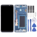 OLED Material LCD Screen and Digitizer Full Assembly with Frame for Samsung Galaxy S9+ SM-G965 (Blue)