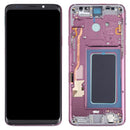 OLED Material LCD Screen and Digitizer Full Assembly with Frame for Samsung Galaxy S9+ SM-G965 (Purple)