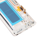 OLED Material LCD Screen and Digitizer Full Assembly with Frame for Samsung Galaxy Note 8 SM-N950 (Gold)
