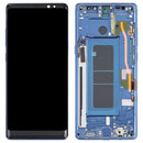 OLED Material LCD Screen and Digitizer Full Assembly with Frame for Samsung Galaxy Note 8 SM-N950 (Blue)