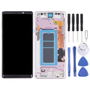 OLED Material LCD Screen and Digitizer Full Assembly with Frame for Samsung Galaxy Note9 SM-N960 (Purple)