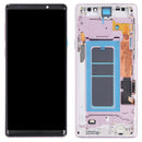 OLED Material LCD Screen and Digitizer Full Assembly with Frame for Samsung Galaxy Note9 SM-N960 (Purple)