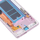 OLED Material LCD Screen and Digitizer Full Assembly with Frame for Samsung Galaxy Note9 SM-N960 (Purple)