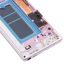 OLED Material LCD Screen and Digitizer Full Assembly with Frame for Samsung Galaxy Note9 SM-N960 (Purple)