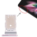 Original SIM Card Tray + SIM Card Tray for Samsung Galaxy Z Fold3 5G SM-F926(Purple)