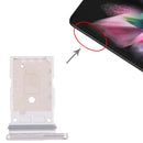 Original SIM Card Tray + SIM Card Tray for Samsung Galaxy Z Fold3 5G SM-F926(Silver)