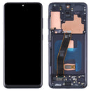 Original LCD Screen and Digitizer Full Assembly with Frame for Samsung Galaxy S20 5G SM-G981B(Black)