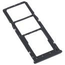 SIM Card Tray + SIM Card Tray + Micro SD Card Tray for Samsung Galaxy M21 SM-M215 (Black)