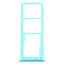 SIM Card Tray + SIM Card Tray + Micro SD Card Tray for Samsung Galaxy M21 SM-M215 (Blue)