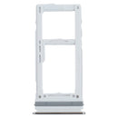 SIM Card Tray + SIM Card Tray / Micro SD Card Tray for Samsung Galaxy A52S 5G SM-A528(Silver)