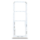 SIM Card Tray + SIM Card Tray + Micro SD Card Tray for Samsung Galaxy M32 SM-M325 (Silver)