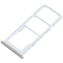 SIM Card Tray + SIM Card Tray + Micro SD Card Tray for Samsung Galaxy M32 SM-M325 (Silver)