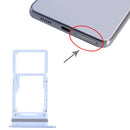 Original SIM Card Tray + SIM Card Tray / Micro SD card tray for Samsung Galaxy A33 5G SM-A336B (Blue)