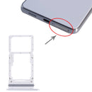 Original SIM Card Tray + SIM Card Tray / Micro SD card tray for Samsung Galaxy A33 5G SM-A336B (White)