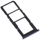 Original SIM Card Tray + SIM Card Tray + Micro SD card tray for Samsung Galaxy M32 5G SM-M326B (Black)