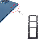 Original SIM Card Tray + SIM Card Tray + Micro SD card tray for Samsung Galaxy M32 5G SM-M326B (Black)
